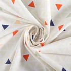 Портьера для террасы «Этель» Треугольники, 200×210 см, репс с пропиткой ВМГО, 100% хлопок - Фото 3