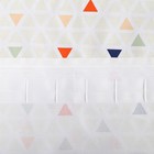 Портьера для террасы «Этель» Треугольники, 200×210 см, репс с пропиткой ВМГО, 100% хлопок - Фото 4