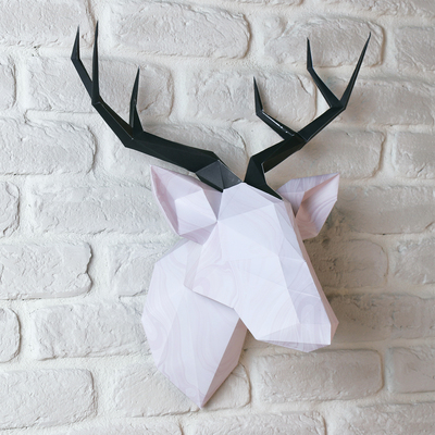 Набор для создания полигональной фигуры «Олень», 32.5 × 44 см