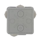 Коробка распределительная TUNDRA, 80х80х50 мм, IP54, для открытой установки 4283305 - фото 14510679