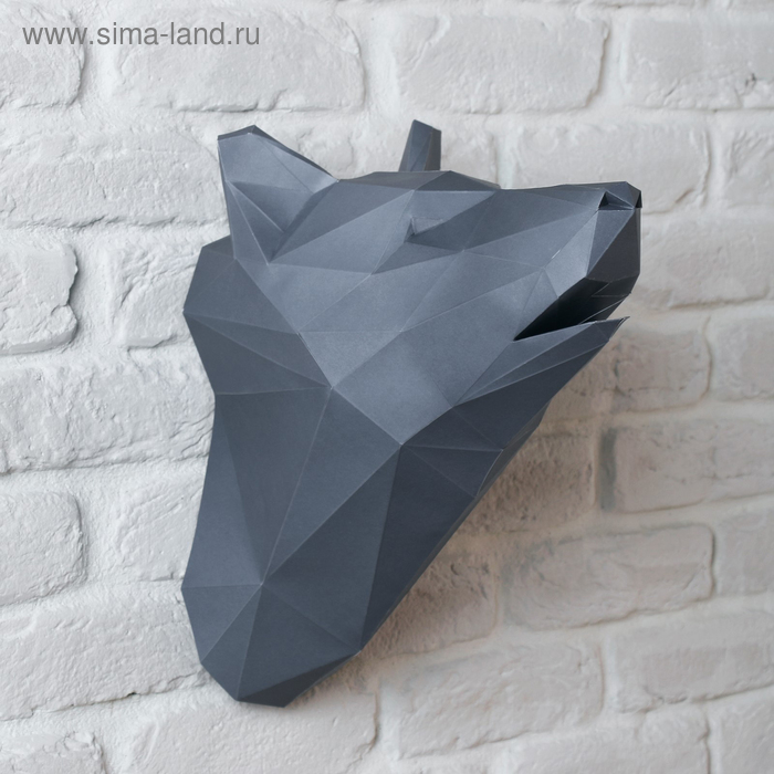 Набор для создания полигональной фигуры «Волк», 32.5 × 44 см - Фото 1