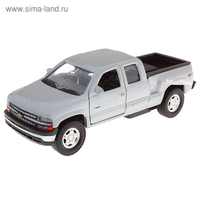 Машина Chevrolet Silverado 1999, масштаб 1:34-39, цвета МИКС