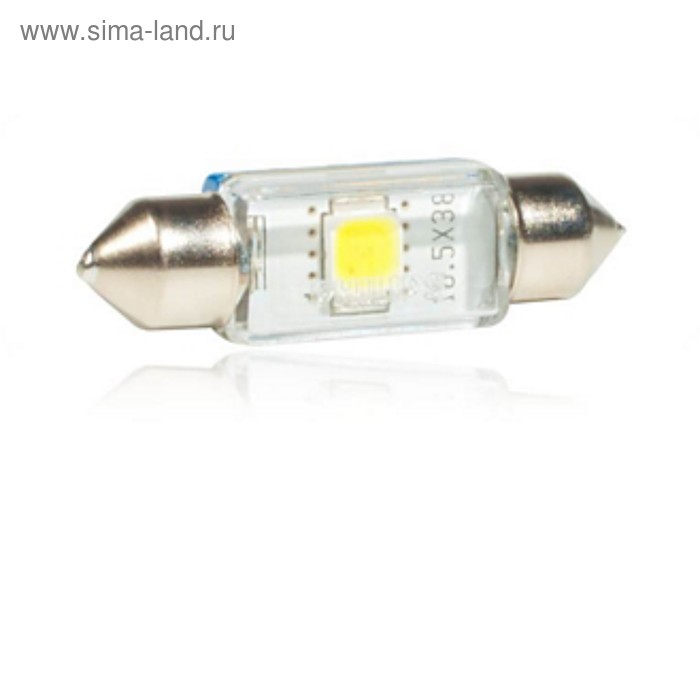 Лампа светодиодная Philips 24 В, SV8,5-38/11, 1,0 Вт, 6000K, X-treme Vision - Фото 1