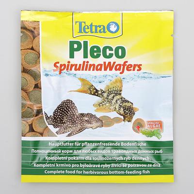 Корм для рыб Tetra Pleco Spirulina Wafers, пакет, 15 г