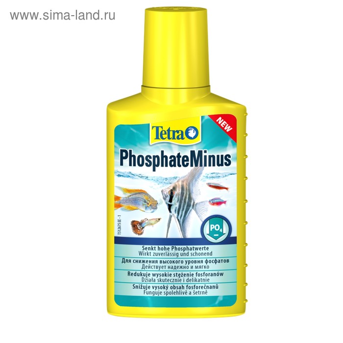 Кондиционер Tetra PhosphateMinus для снижения высокого уровня фосфатов в аквариумной воде, 100 мл - Фото 1