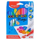 Фломастеры 10 цветов, Maped Color Peps MAGIC, меняющие цвет - фото 9725257