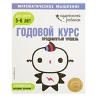 Годовой курс: для детей 5-6 лет. Продвинутый уровень (с наклейками) - Фото 1