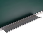 Доска магнитно-меловая, 45×60 см, ЗЕЛЁНАЯ, Calligrata СТАНДАРТ, в алюминиевой рамке, с полочкой - Фото 3