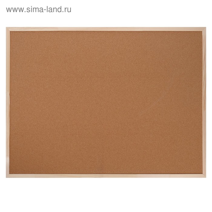 Доска пробковая Calligrata LINE, 100×150 см, в деревянной раме