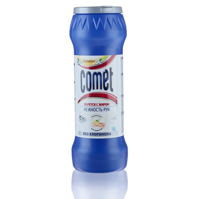 Чистящее средство Comet "Лимон", нежность рук , порошок, 475 г - Фото 1