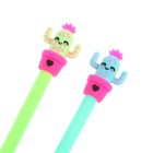 Ручка-прикол Calligrata "Кактус", гелевая, МИКС (комплект 12 шт) - фото 20926641