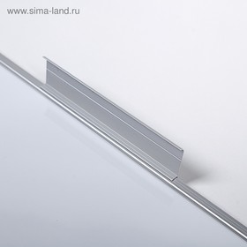 Доска магнитно-маркерная, 90×120 см, Calligrata СТАНДАРТ, в алюминиевой рамке, с полочкой