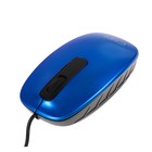 Мышь CBR CM-150 Blue, проводная, оптическая, 1200dpi, провод 1.3 м, USB, синяя - Фото 2