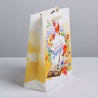 Пакет крафтовый вертикальный «Самому классному учителю», MS 18 × 23 × 8 см - Фото 2