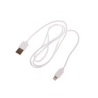 Кабель USB Гарнизон AM/Lightning, 1м, белый, пакет - Фото 2