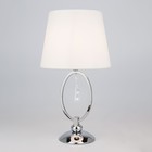 Настольная лампа Madera 60Вт E14 хром - фото 4077136