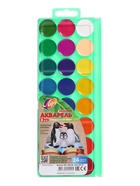 Акварель «Луч. ZOO», 24 цвета, без кисти - Фото 5