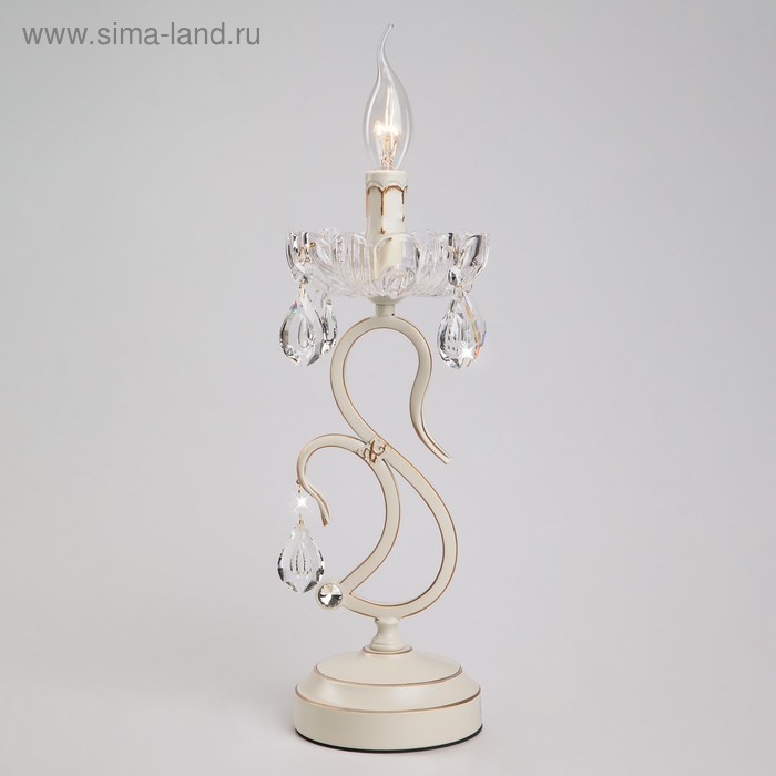 Настольная лампа Etna 40Вт E14 белый - Фото 1