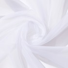 Тюль «Этель» 135×150 см, цвет белый, вуаль, 100% п/э - фото 3833672