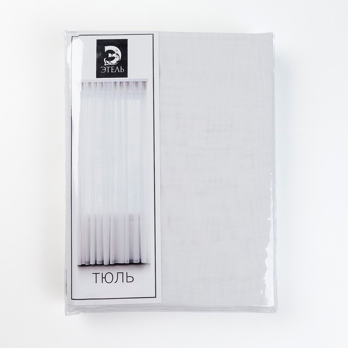Тюль «Этель» 135×150 см, цвет белый, вуаль, 100% п/э - фото 1906999022