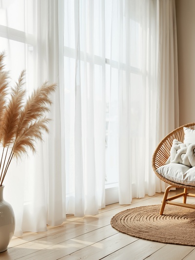 Тюль вуаль «Этель» 140×300 см, белый