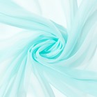Тюль Этель 140×300 см, цвет морской, вуаль, 100% п/э - Фото 2