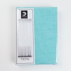 Тюль Этель 290×300 см, цвет морской, вуаль, 100% п/э - Фото 5