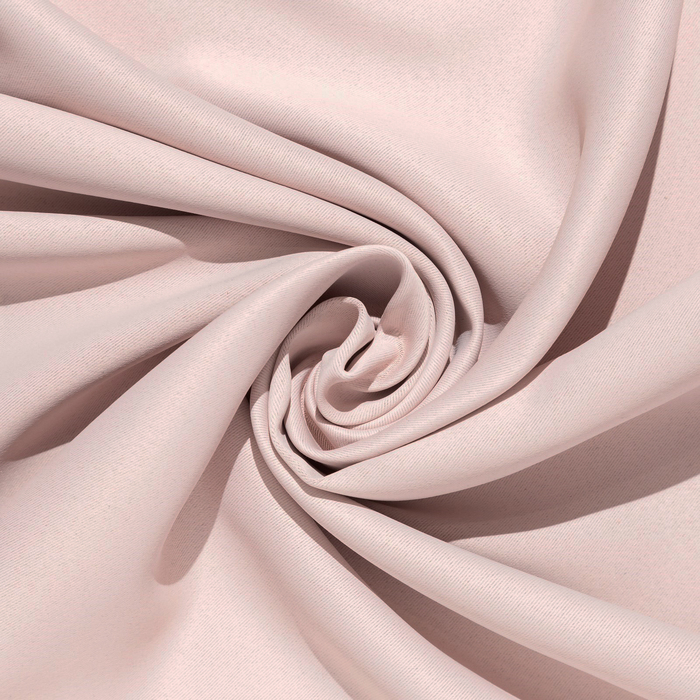 Штора блэкаут портьерная «Этель», 145×265 см, розовая металл