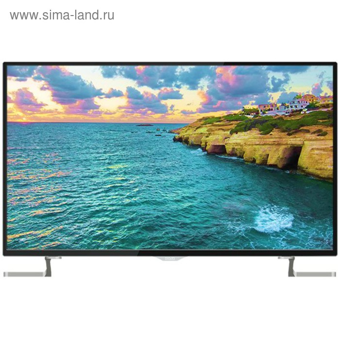 Телевизор Polar P24L51T2CSM, 24", 1366x768, DVB-T2, DVB-C, 1xHDMI, 1xUSB, SmartTV, черный - Фото 1