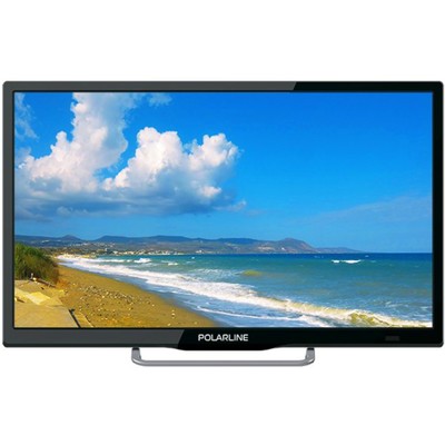 Телевизор Polarline 24PL12TC, 24", 1366x768, DVB-T2, 1xHDMI, 1xUSB, черный