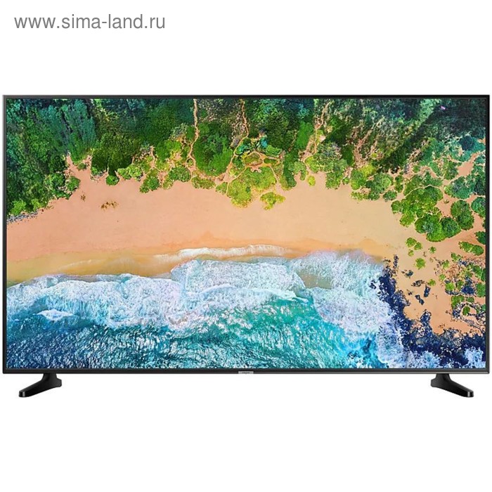 Телевизор Samsung UE55NU7090, 55", 3840x2160, DVB-T2/C/S2, 3xHDMI, 2xUSB, SmartTV, чёрный - Фото 1