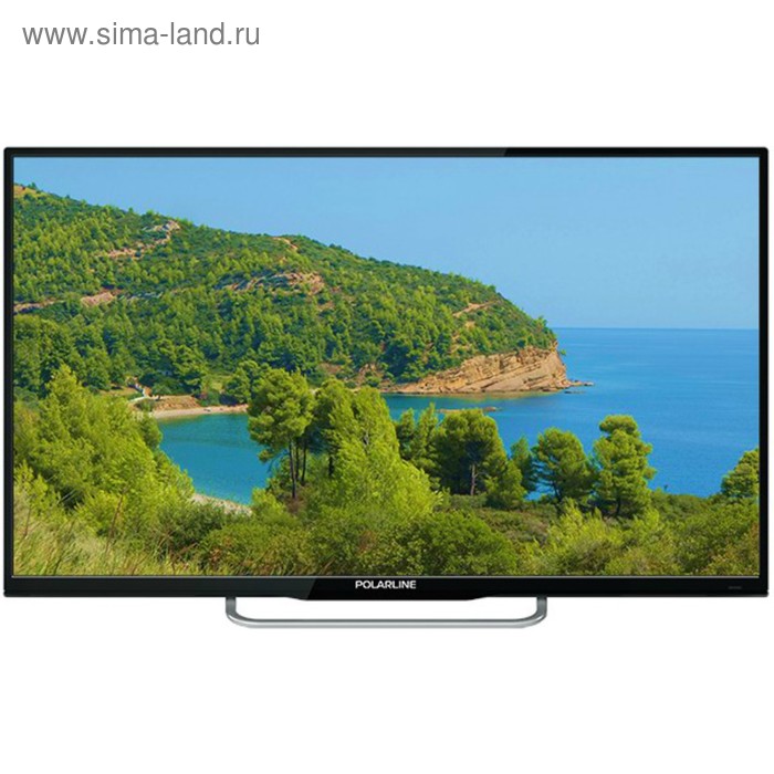Телевизор Polarline 32PL13TC-SM, 32", 1366x768, DVB-T2/C, 3xHDMI, 2xUSB, SmartTV, черный - Фото 1