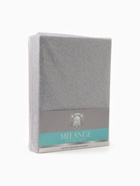 Простыня на резинке 1-спальная KUPU-KUPU 80×200+20 см, серая, трикотаж - Фото 5