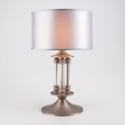 Настольная лампа Adagio 40Вт E14 никель, прозрачный - фото 4190289