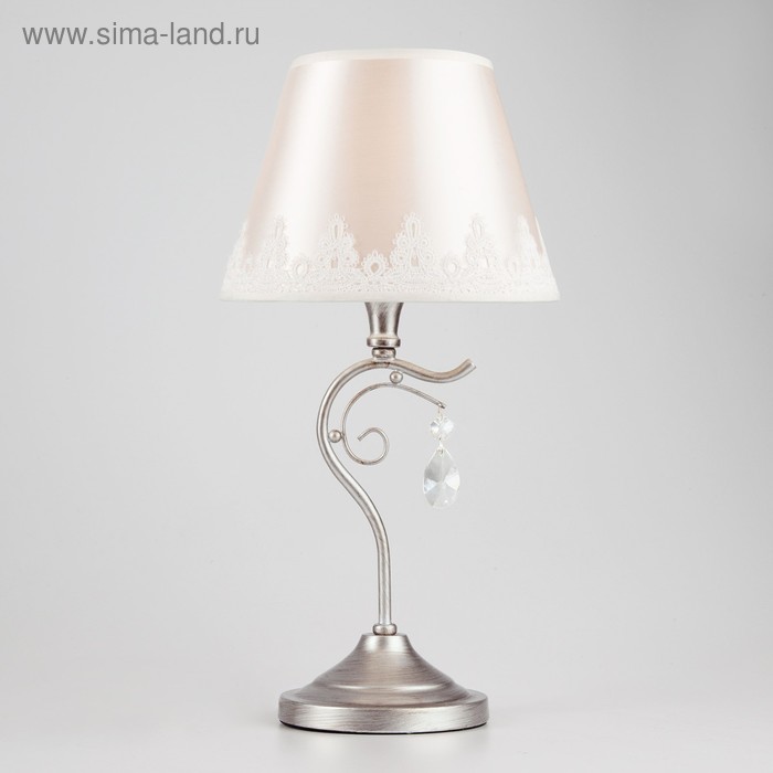 Настольная лампа Incanto 40Вт E14 серебряный - Фото 1