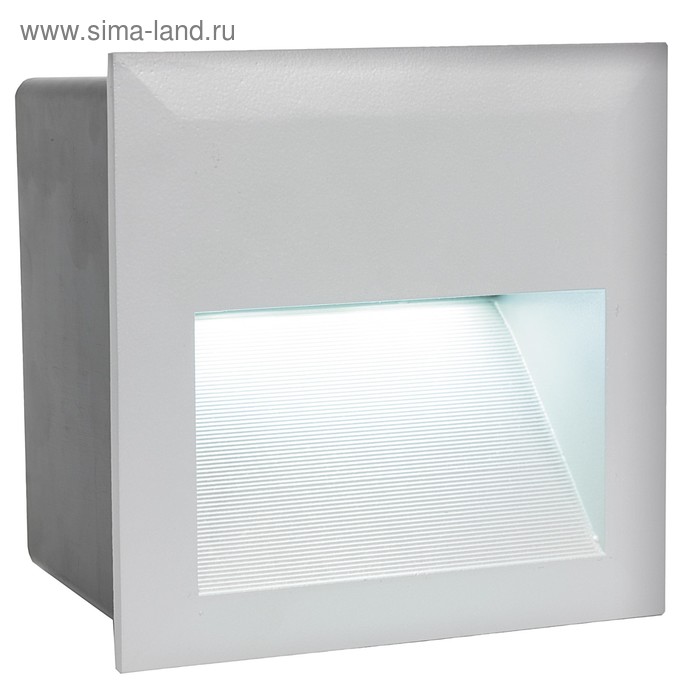 Светильник ZIMBA-LED, 3,7Вт, LED, IP65, 4000k, цвет серебро - Фото 1