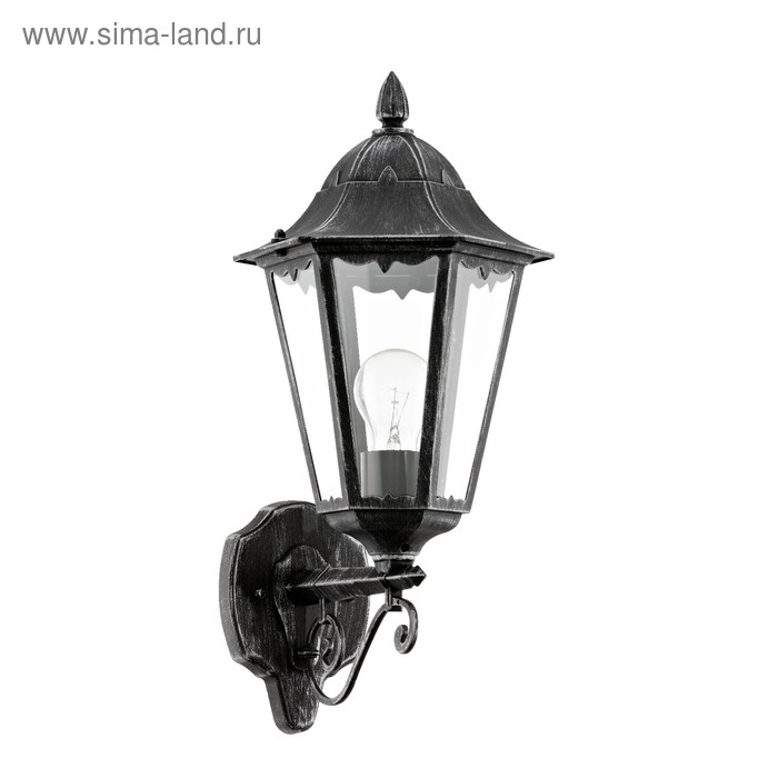 Светильник NAVEDO, 60Вт, E27, IP44, цвет черный, серебро - Фото 1
