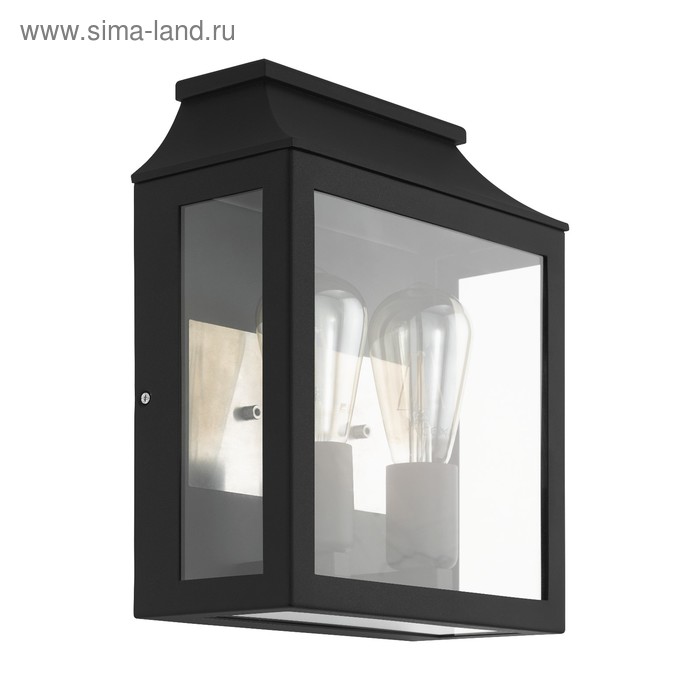 Светильник SONCINO, 2x60Вт, E27, IP44, цвет черный - Фото 1