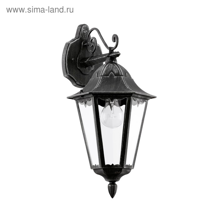 Светильник NAVEDO, 60Вт, E27, IP44, цвет черный, серебро - Фото 1