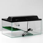 Террариум для черепах 45 л, с крышкой, полкой и лесенкой, 55×33×25 см - Фото 4