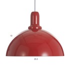 Светильник BayerLux "Локи" 1x40Вт E27 красный 4264593 - фото 14688603