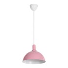 Светильник BayerLux «Локи», 1×40 Вт, E27, розовый - Фото 1