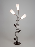 Торшер напольный BayerLux «Изгиб», 3×15 Вт, E27, коричневый - Фото 2