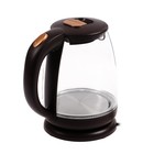 Чайник электрический Centek CT-1069, стекло, 2 л, 2200 Вт, подсветка, коричневый - Фото 10
