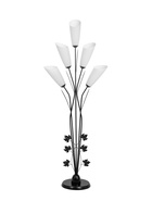 Торшер напольный BayerLux «Букет», 5×15 Вт, E27, черный, 55×28×165 см - Фото 1