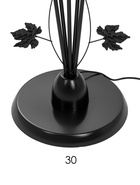 Торшер напольный BayerLux «Букет», 5×15 Вт, E27, черный, 55×28×165 см - Фото 4