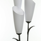 Торшер напольный BayerLux «Лепесток», 3×15 Вт, E27, черный, 28×28×153 см - Фото 3