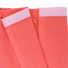 Накидка для сауны жен (75х150), цв.коралл, ваф.полотно 160г/м, хл100% - Фото 2