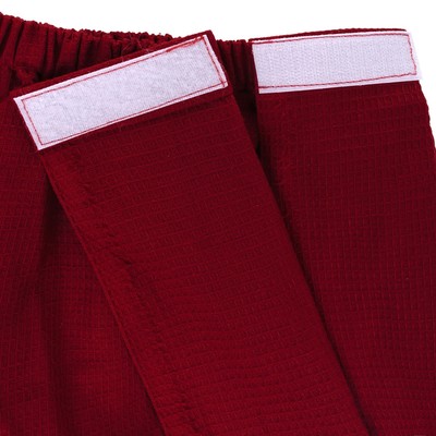 Килт мужской для сауны (65х150), цвет.вишня, вафельное полотно 160г/м, хлопок 100%