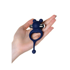 Виброкольцо с хвостиком JOS MICKEY, силикон, синий, 12,5 см - Фото 5